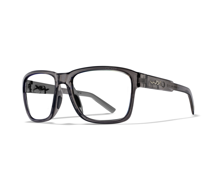 Wiley X WX TREK Oval Sunglasses Gloss Crystal Dark Grey 57-17-140