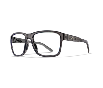 Wiley X WX TREK Oval Sunglasses Gloss Crystal Dark Grey 57-17-140