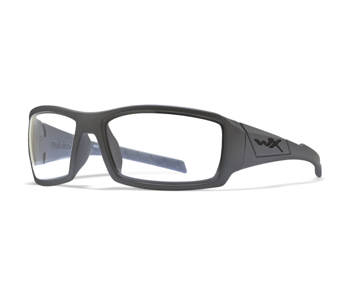 Wiley X WX TWISTED Oval Sunglasses Matte Grey 65-17-125