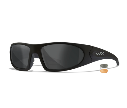 Wiley X ROMER 3 Full Rim Sunglasses Matte Black 63-19-128