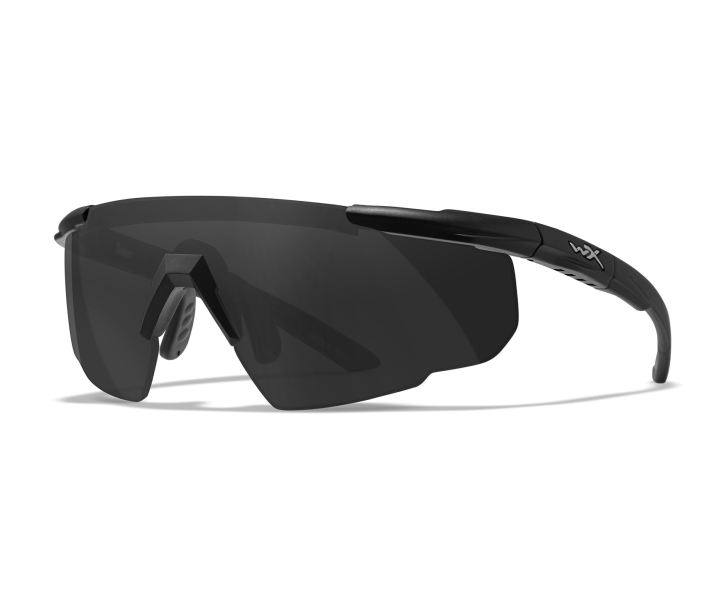 Wiley X SABER ADVANCED Semi Rimless Sunglasses Matte Black 44-25-114