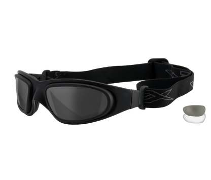 Wiley X SG-1 Full Rim Sunglasses Matte Black 60-24-130