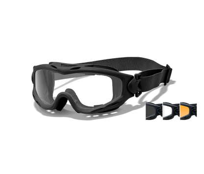 Wiley X SPEAR Goggle Sunglasses Matte Black 42-24--