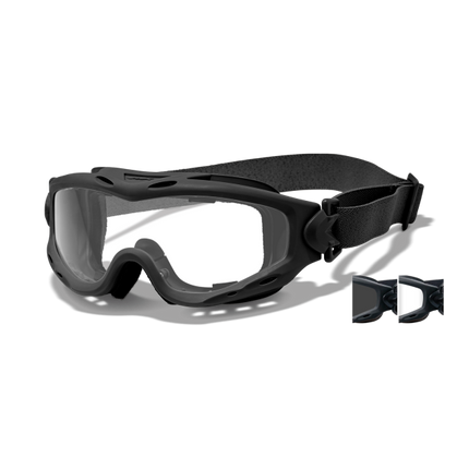 Wiley X SPEAR Goggle Sunglasses Matte Black 42-24--