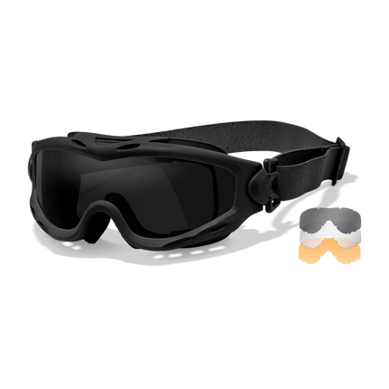 Wiley X SPEAR Goggle Sunglasses Matte Black 42-24--