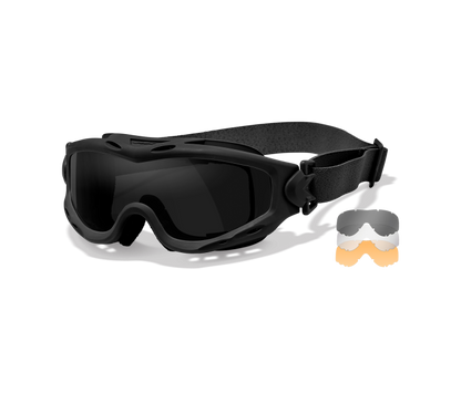 Wiley X SPEAR Goggle Sunglasses Matte Black 42-24--