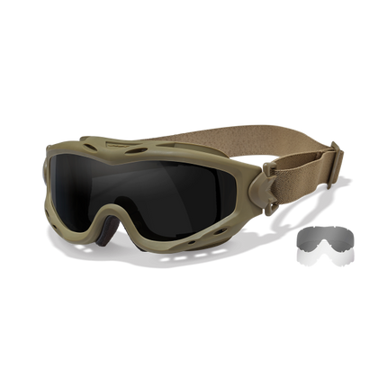 Wiley X SPEAR Goggle Sunglasses Tan 42-24--