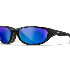 Wiley X AIRRAGE Oval Sunglasses Gloss Black 61-18-124