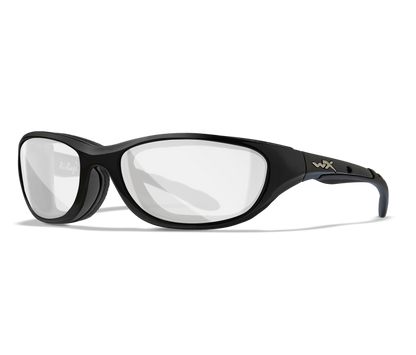 Wiley X AIRRAGE Oval Sunglasses Gloss Black 61-18-124