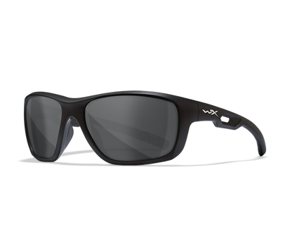 Wiley X WX ASPECT Oval Sunglasses Matte Black 60-18-130