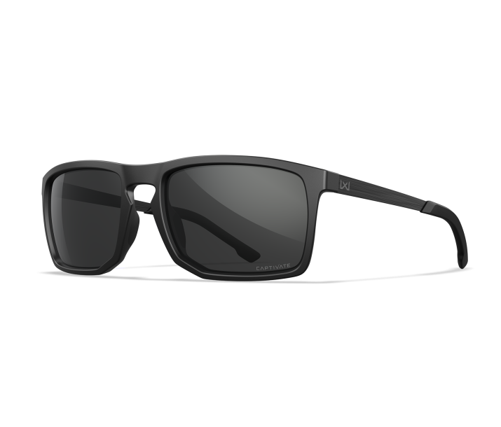 Wiley X WX AXE Oval Sunglasses Matte Black 56-18-130