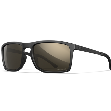 Wiley X WX AXE Oval Sunglasses Matte Black 56-18-130