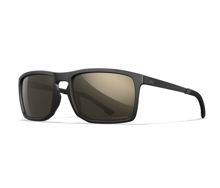 Wiley X WX AXE Oval Sunglasses Matte Black 56-18-130