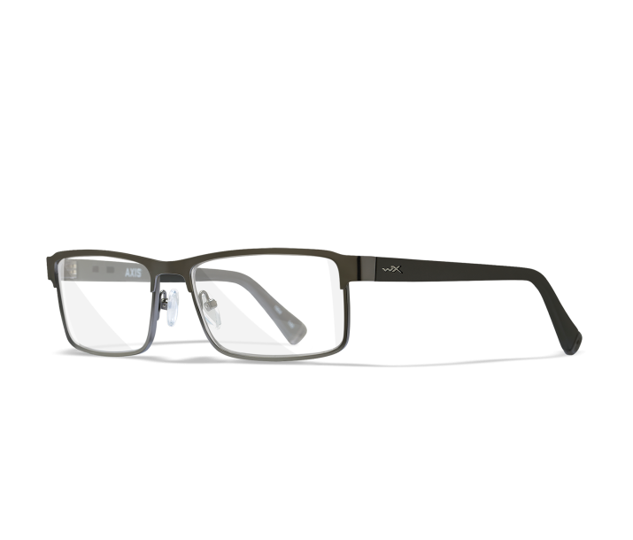 Wiley X WX AXIS Full Rim Eyeglasses Utlity Green / Dark Gunmetal 58-16-140