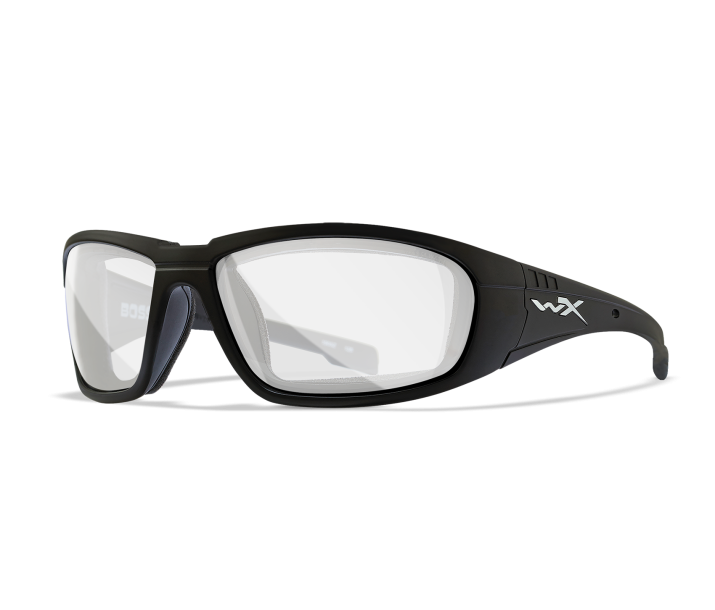 Wiley X WX BOSS Oval Sunglasses Matte Black 68-18-125