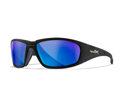Wiley X WX BOSS Oval Sunglasses Matte Black 68-18-125