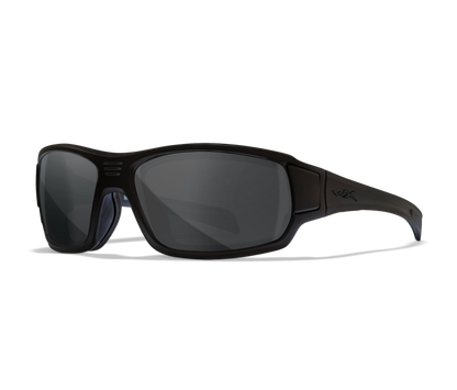 Wiley X WX BREACH Oval Sunglasses Matte Black 63-15-115