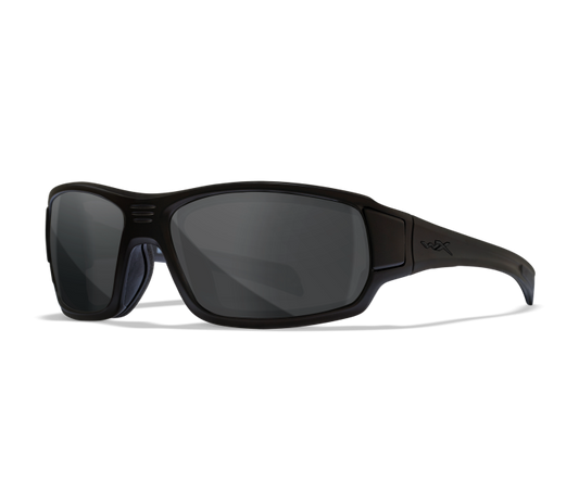 Wiley X WX BREACH Oval Sunglasses Matte Black 63-15-115