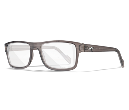 Wiley X WX EPIC Full Rim Eyeglasses Matte Crystal Dark Grey 55-17-145