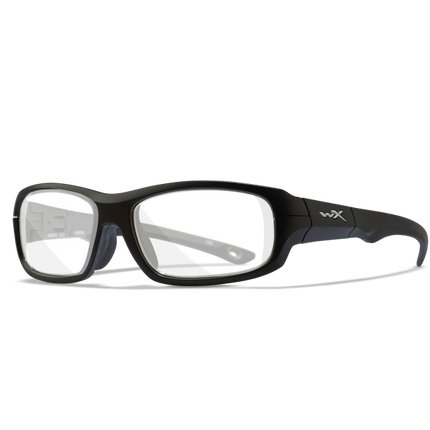 Wiley X YF GAMER Full Rim Eyeglasses Matte Black / Dark Silver 57-18-135