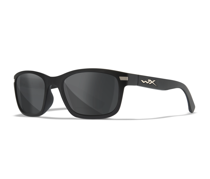Wiley X WX HELIX Oval Sunglasses Matte Black 54-19-125