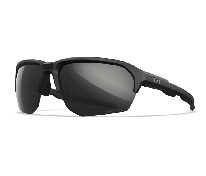 Wiley X WX JAKL Semi Rimless Eyeglasses Matte Black W/gloss Gunmetal Logo 67-8-132