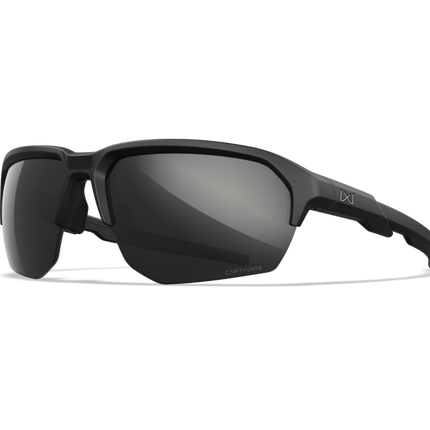 Wiley X WX JAKL Semi Rimless Sunglasses Matte Black 67-8-132