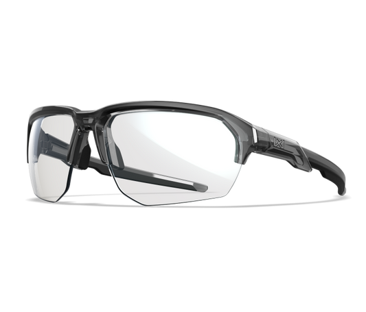 Wiley X WX JAKL Semi Rimless Eyeglasses Gloss Crystal Grey W/silver Logo 67-8-132