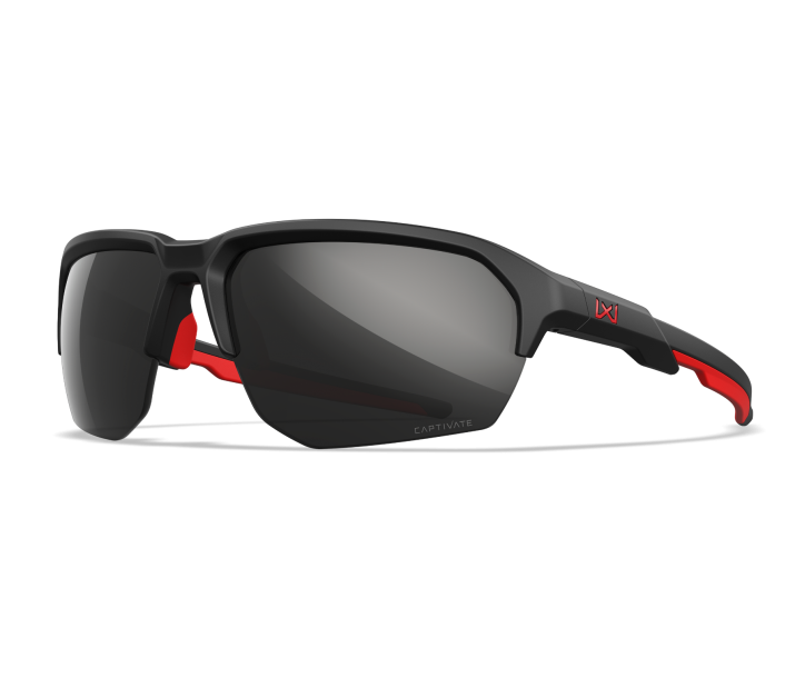 Wiley X WX JAKL Semi Rimless Sunglasses Matte Black (american Sniper) 67-8-132