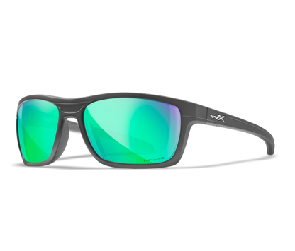 Wiley X WX KINGPIN Oval Sunglasses Matte Graphite 60-19-122