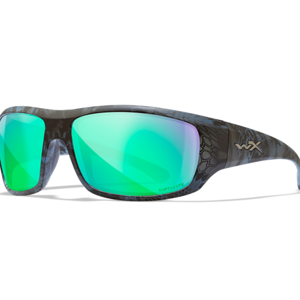 Wiley X WX OMEGA Oval Sunglasses Kryptek Neptune 66-17-125