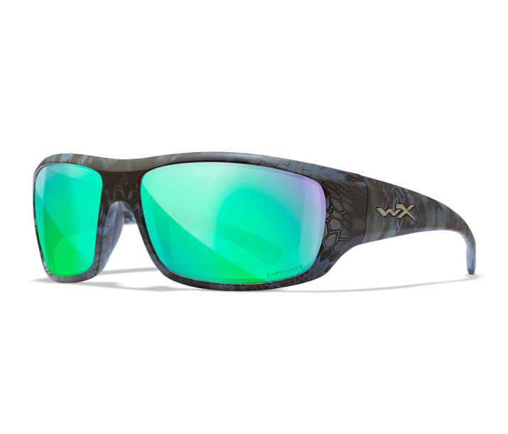 Wiley X WX OMEGA Oval Sunglasses Kryptek Neptune 66-17-125