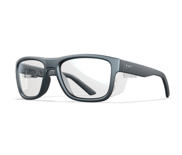 Wiley X WX OVATION Oval Sunglasses Matte Graphite 56-18-140