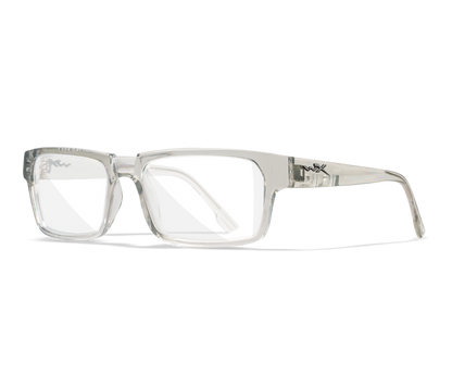 Wiley X WX PROFILE Full Rim Eyeglasses Crystal Light Grey 54-17-140