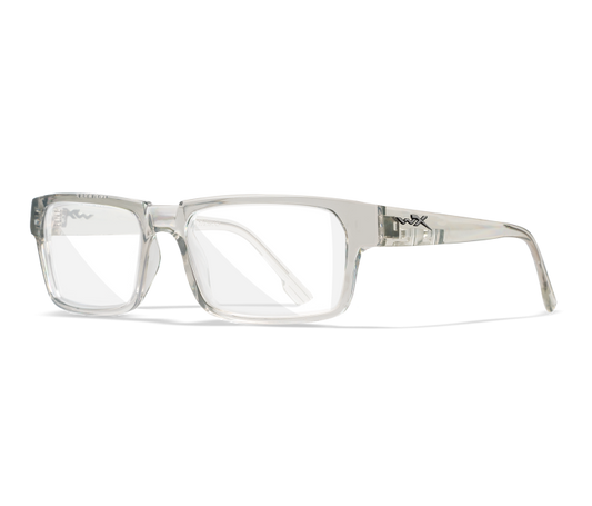 Wiley X WX PROFILE Full Rim Eyeglasses Crystal Light Grey 54-17-140