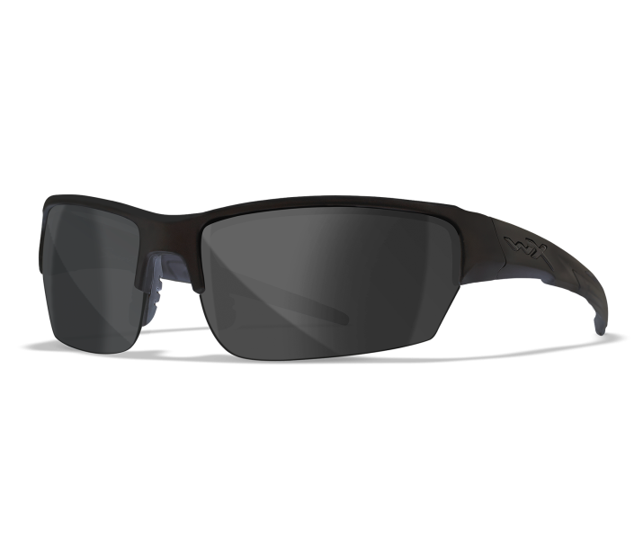 Wiley X WX SAINT Semi Rimless Sunglasses Matte Black 68-16-114