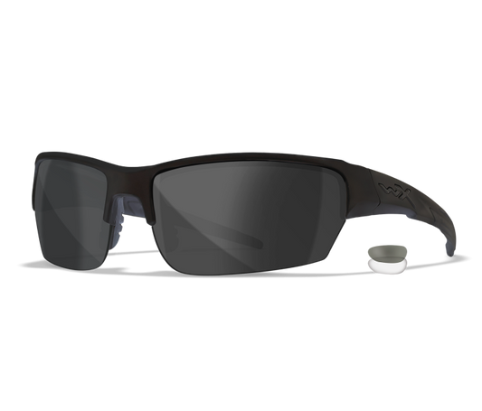Wiley X WX SAINT Semi Rimless Sunglasses Matte Black 68-16-114