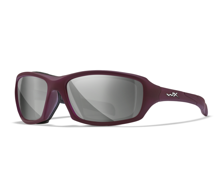 Wiley X WX SLEEK Oval Sunglasses Matte Violet 60-14-121