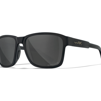 Wiley X WX TREK Oval Sunglasses Matte Black 57-17-140