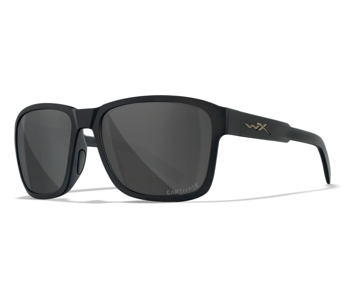 Wiley X WX TREK Oval Sunglasses Matte Black 57-17-140