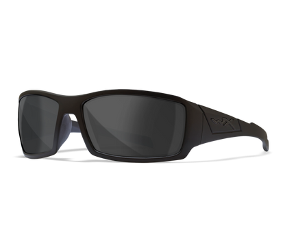 Wiley X WX TWISTED Oval Sunglasses Matte Black 65-17-125