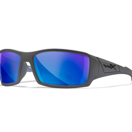 Wiley X WX TWISTED Oval Sunglasses Matte Grey 65-17-125