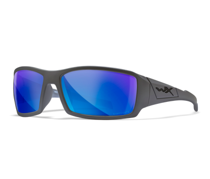 Wiley X WX TWISTED Oval Sunglasses Matte Grey 65-17-125