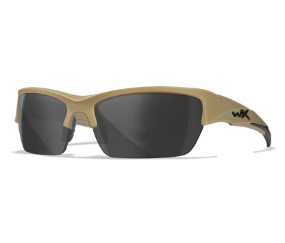 Wiley X WX VALOR Semi Rimless Sunglasses Matte Tan 70-19-120