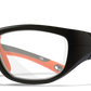 Wiley X YF VICTORY Full Rim Sunglasses  Matte Black W Dragon / Sonic Orange 52-18-125