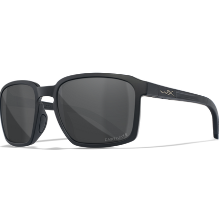 Wiley X WX ALFA Oval Sunglasses Matte Black 56-18-135