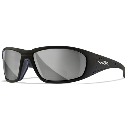 Wiley X WX BOSS Oval Sunglasses Matte Black 68-18-125