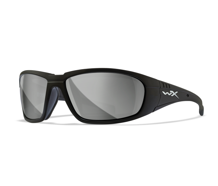 Wiley X WX BOSS Oval Sunglasses Matte Black 68-18-125