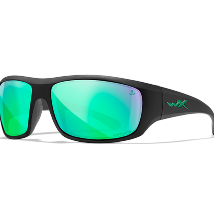 Wiley X WX OMEGA Oval Sunglasses Matte Black 66-17-125