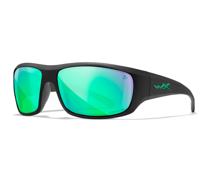Wiley X WX OMEGA Oval Sunglasses Matte Black 66-17-125